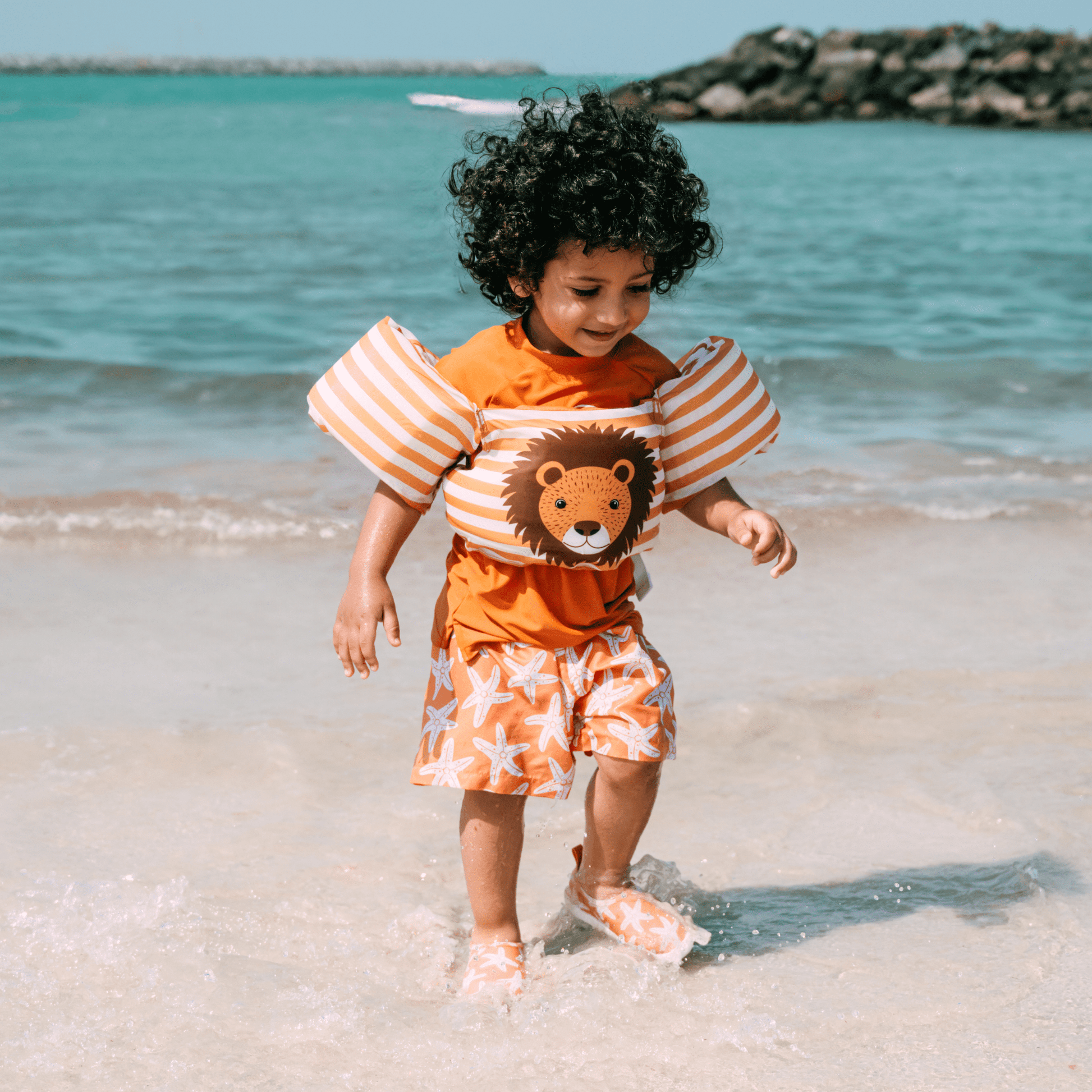 Flux | Jumper de pute blanc brun 2-6 ans