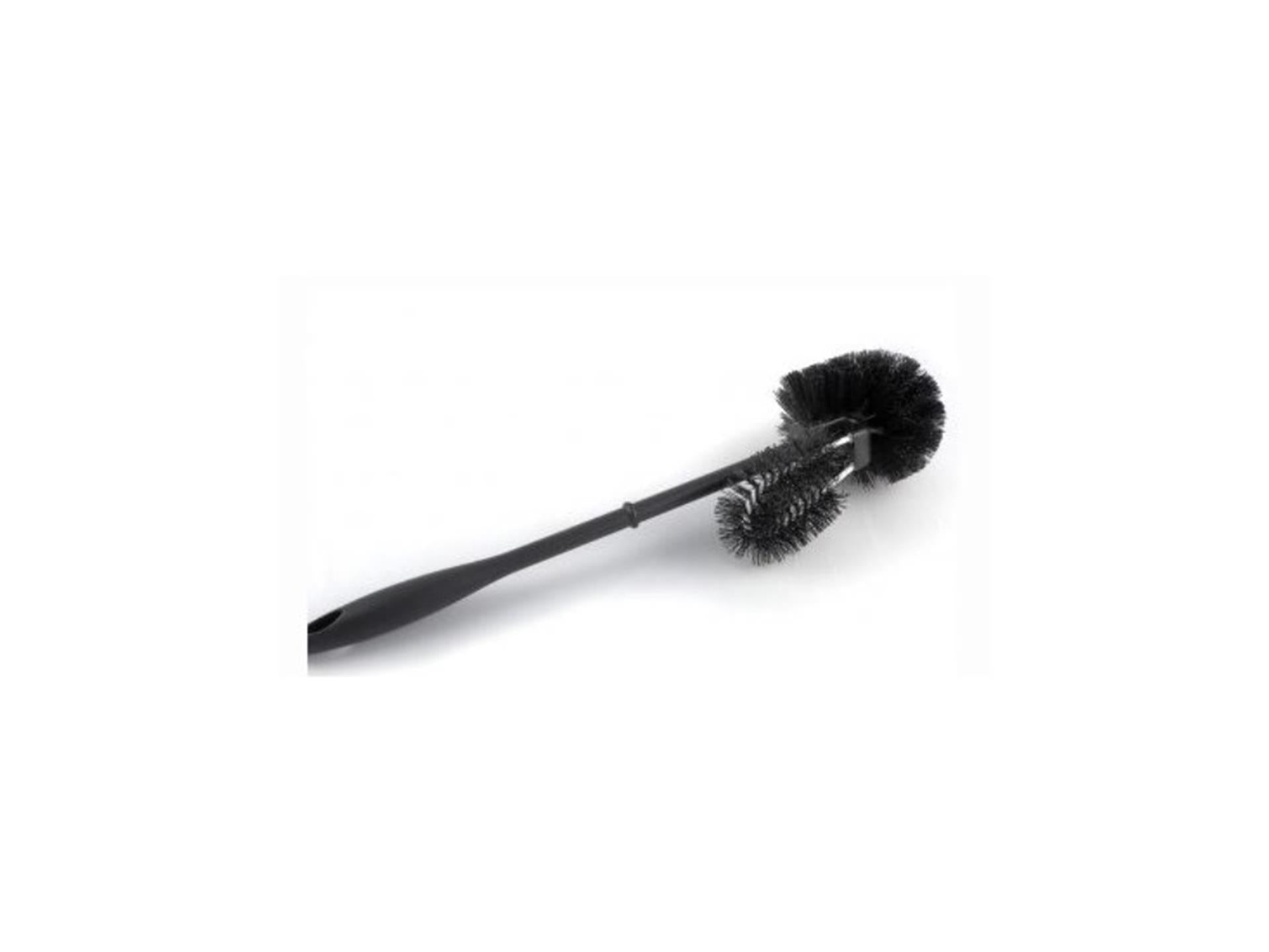 Brosse de toilette hollandaise de maison hollandaise avec nettoyeur de bord noir