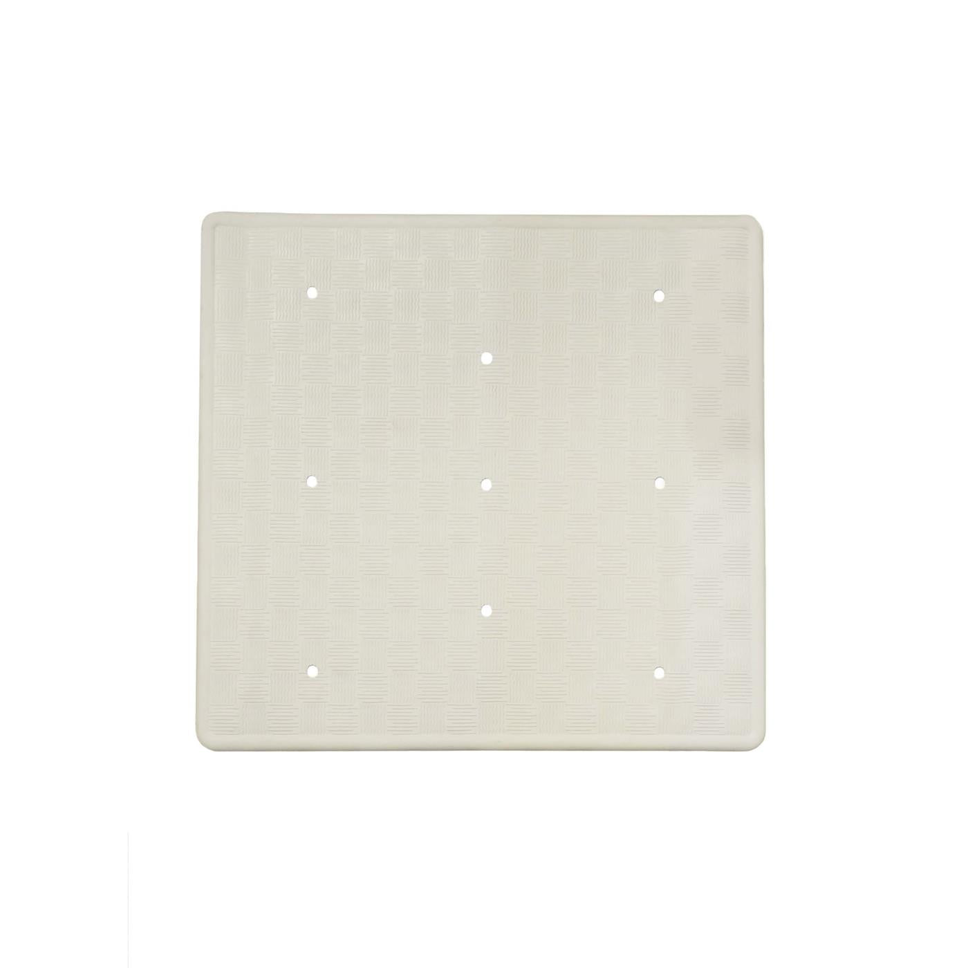 Houstch House Down Mat caoutchouc blanc 54x54 dh