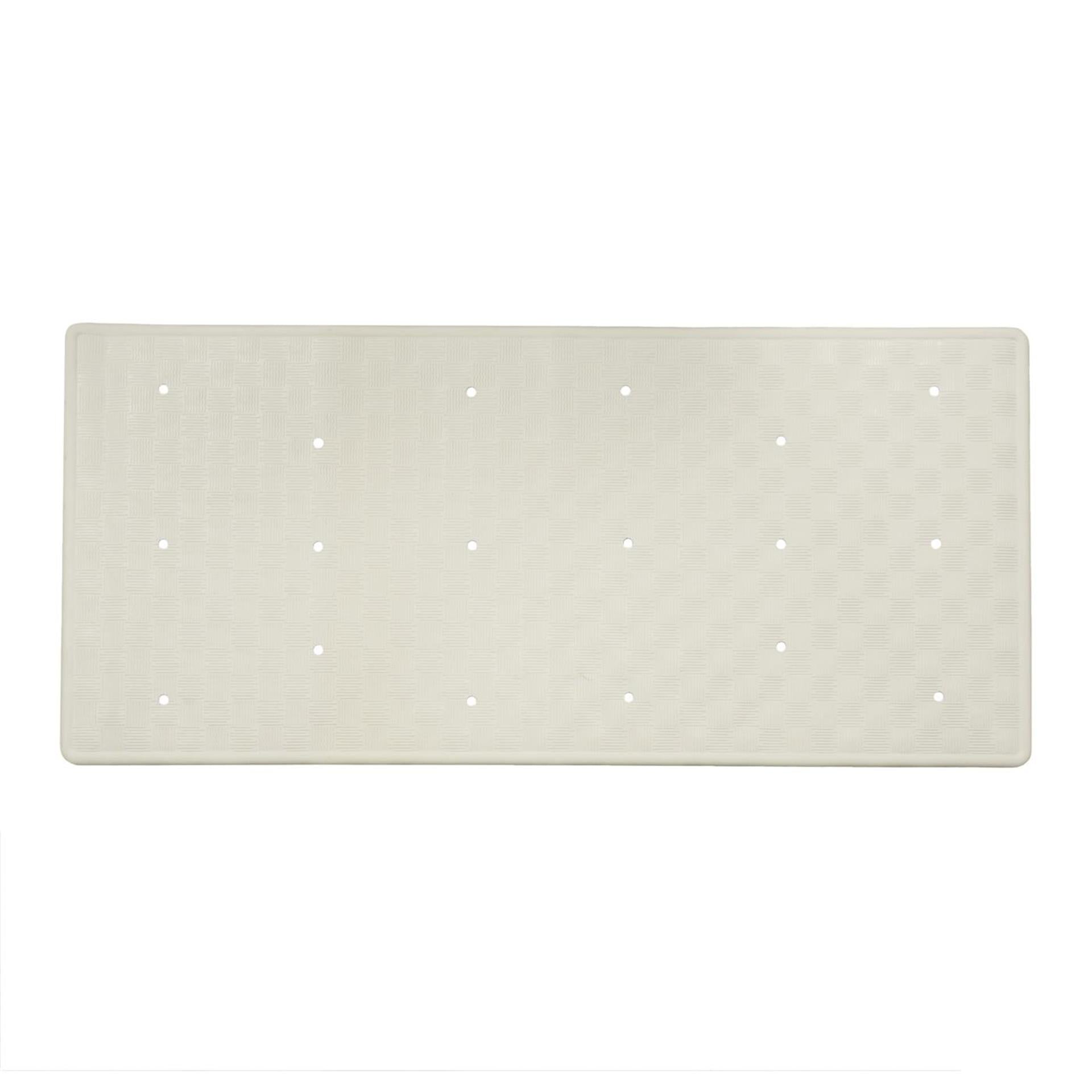 Mat de bain hollandais Anti -slip 35x75 blanc