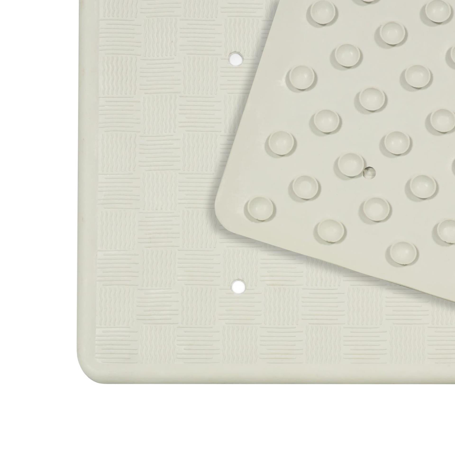 Mat de bain hollandais Anti -slip 35x75 blanc