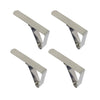 Pinces à nappe maison hollandaise en acier inoxydable 4 pcs