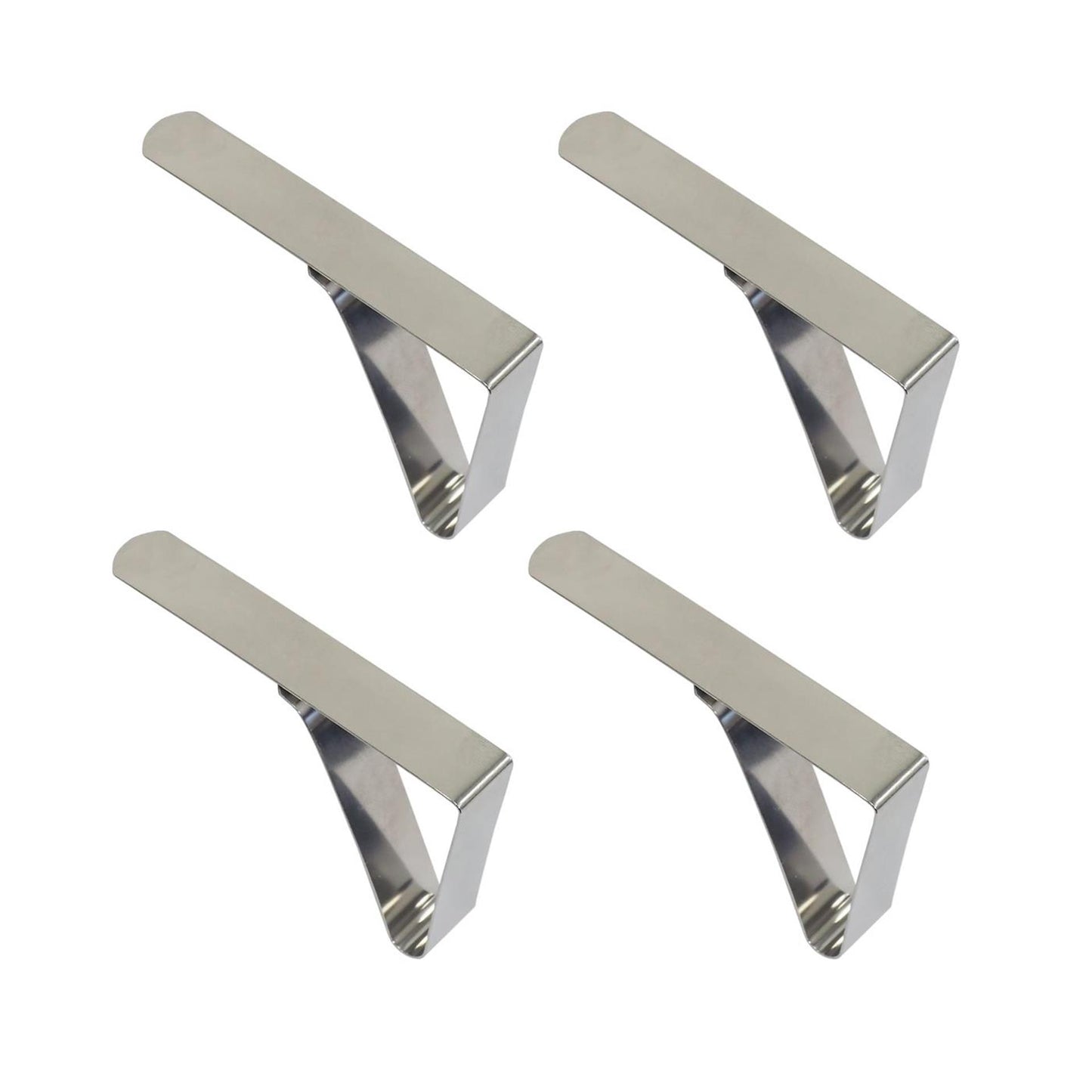 Pinces à nappe maison hollandaise en acier inoxydable 4 pcs