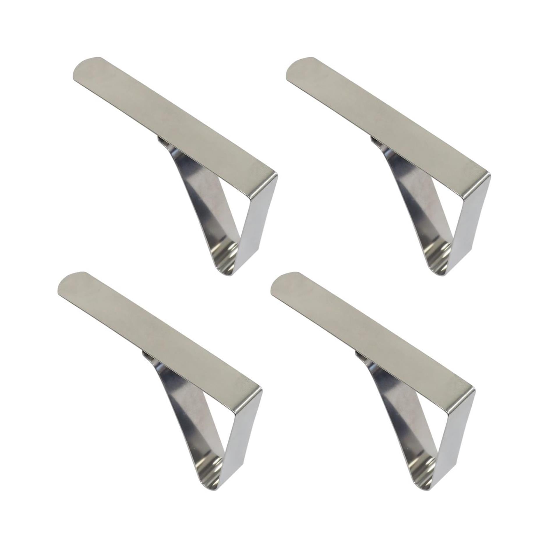 Pinces à nappe maison hollandaise en acier inoxydable 4 pcs