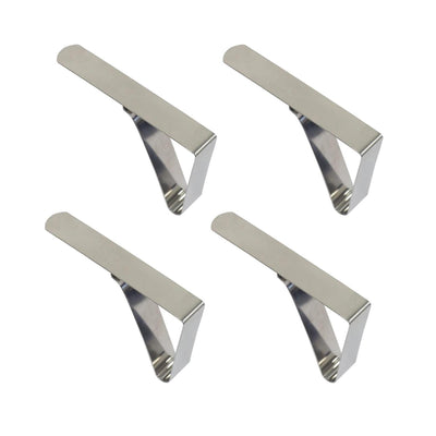 Pinces à nappe maison hollandaise en acier inoxydable 4 pcs
