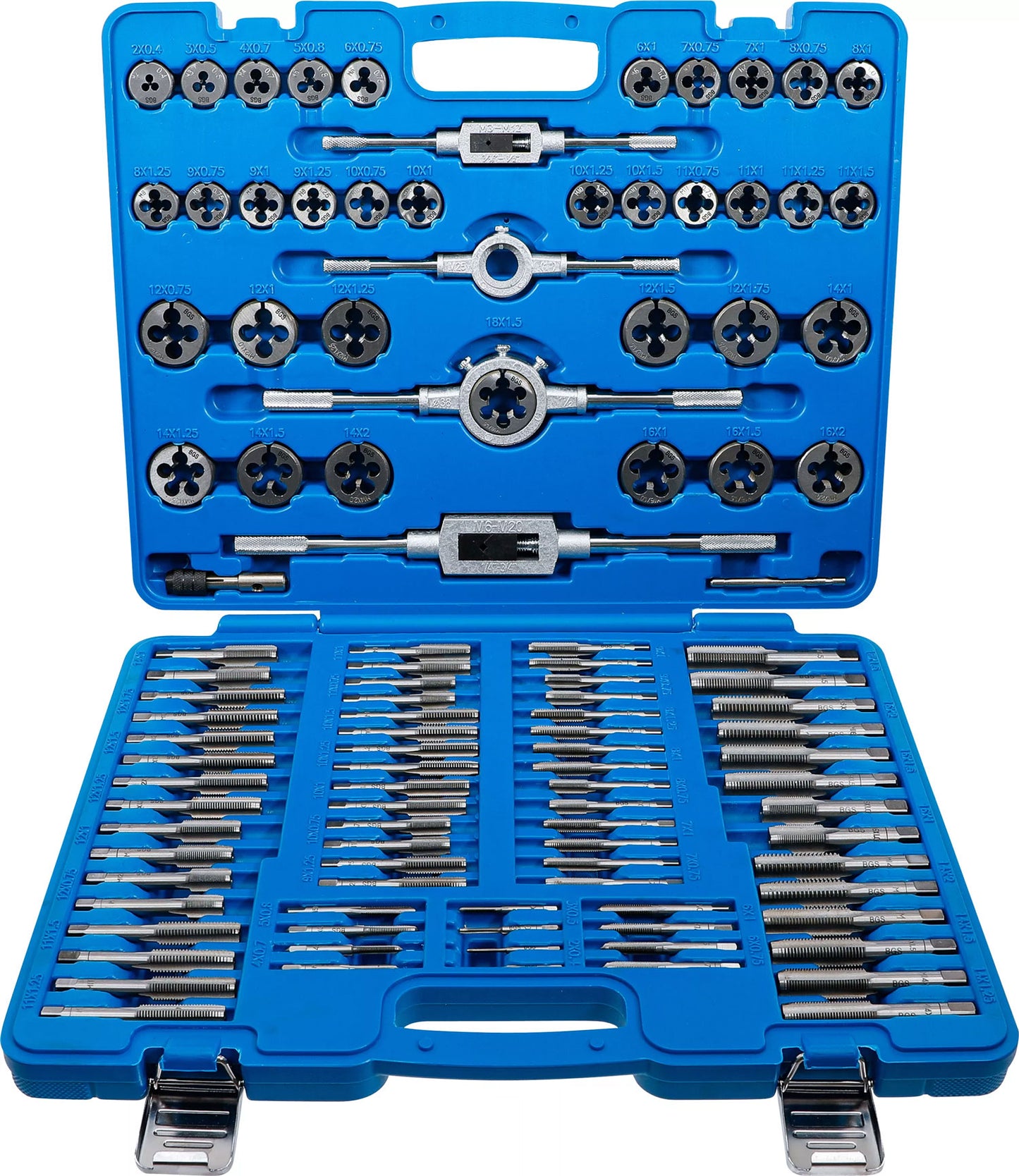 Bgs technic jeu de filetages m2 - m18 110 pcs.