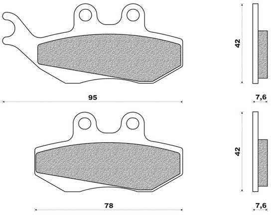 Newfren Jeu de plaquettes de frein FD0281 Generic Trigger Toxic Front