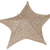 Étoile de Noël 50 cm 30 tissu LED Gold