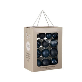 Ball Verre bleu 26 pièces - D7cm