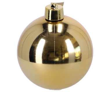 Maison des saisons House of Seasons Ball de Noël Plastique Gold D20cm
