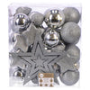 Décoration de boom en argent incassable 40 pièces