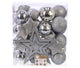 Décoration de boom en argent incassable 40 pièces