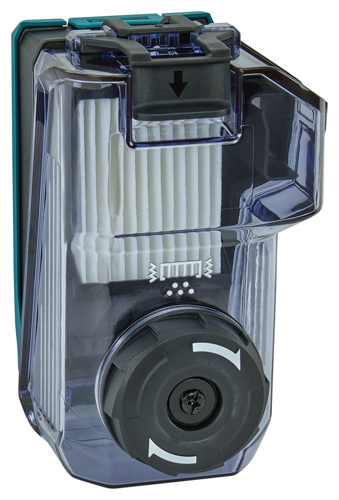 Boîte à poussière accessoires Makita avec filtre à poussière fine hepa dx16 - 1911p5-0