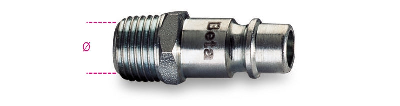 Beta 1916i Taps instanthes pour le compresseur Nippel de pompe 1 4
