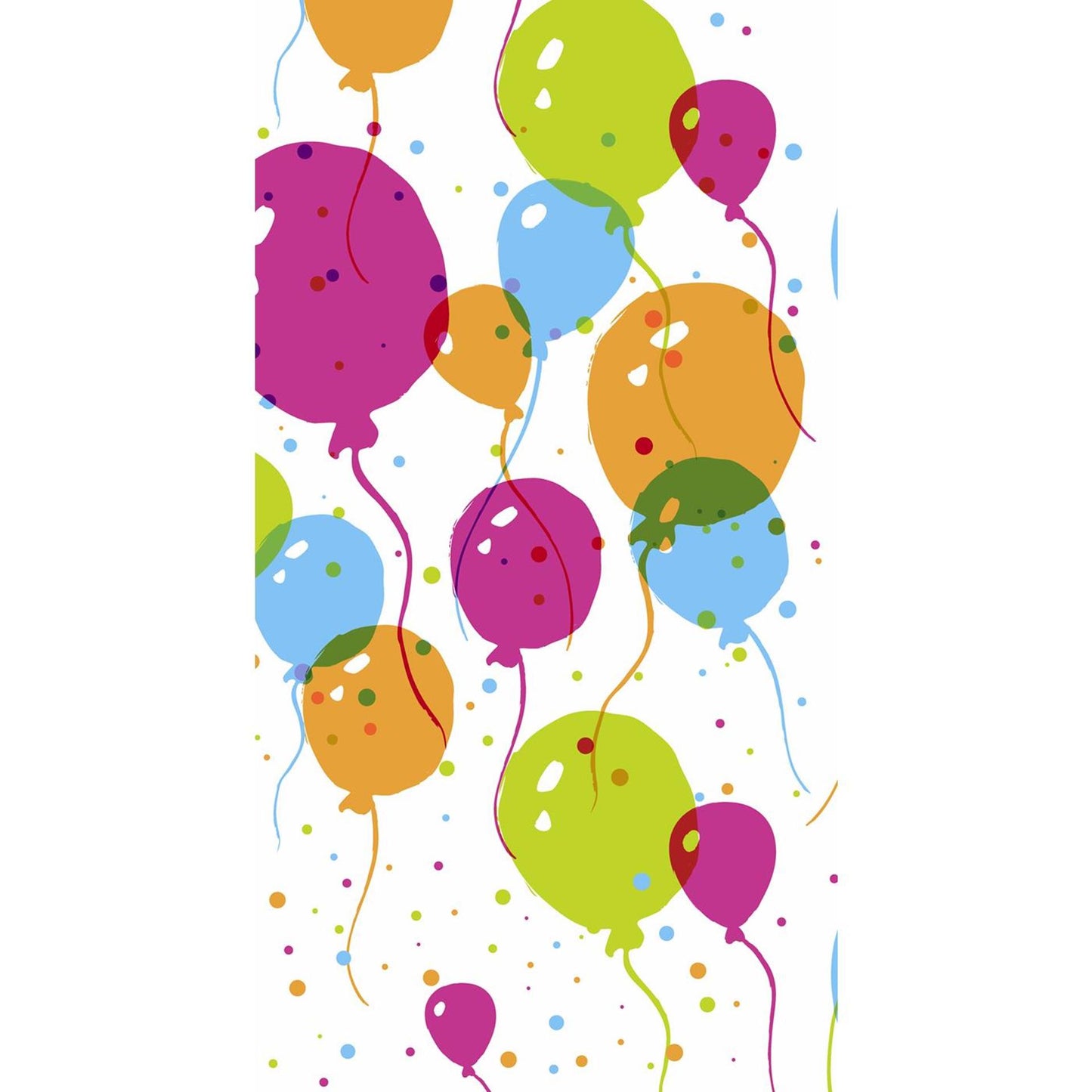 Duni Nattecloth Splash Balloons 120x180 cm