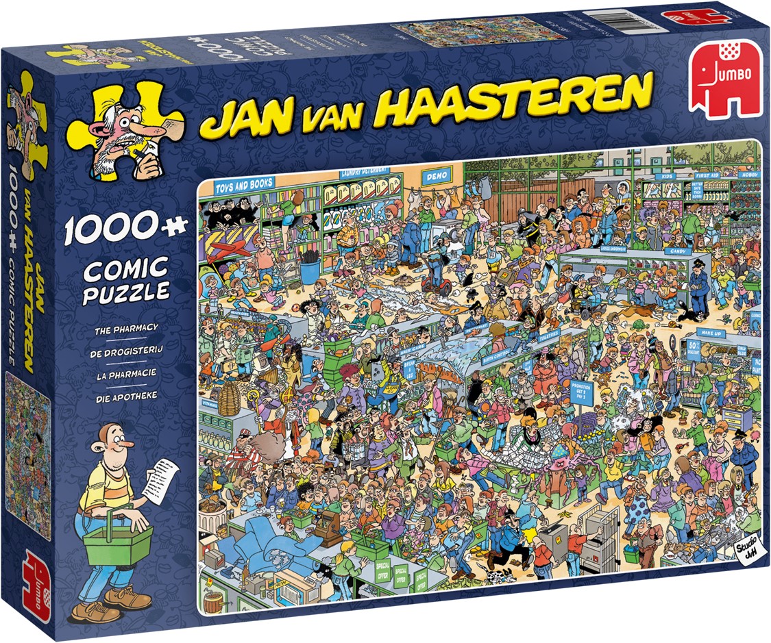 Puzzle jumbo - Jan van Haasteren de Drogisterij - 1000 pièces