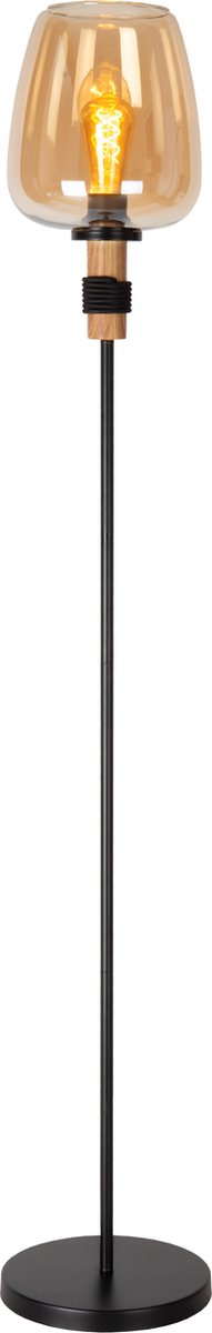 Lucide ilona - lampadaire - ø 34 cm - 1xe27 - ambre
