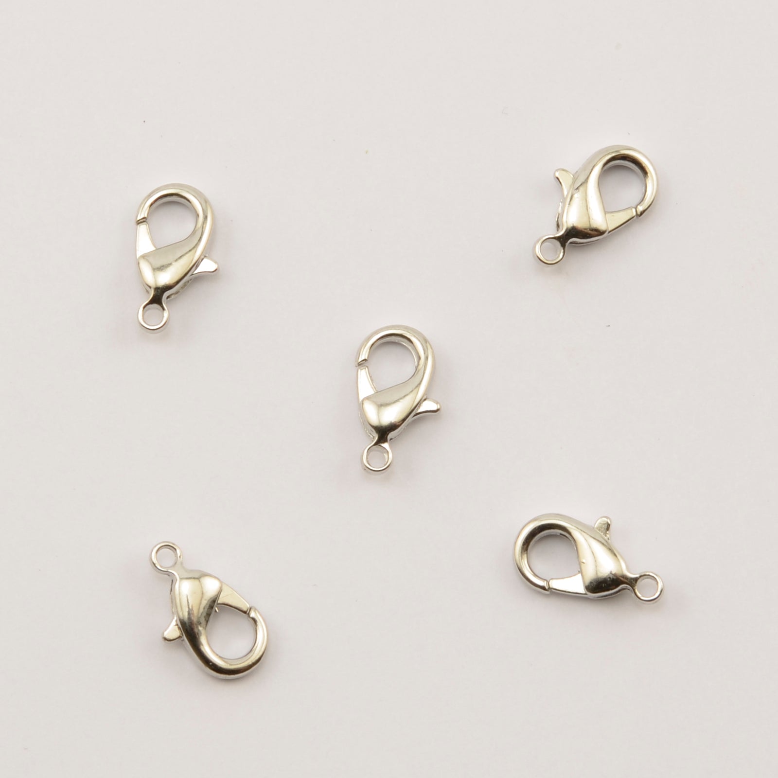 Vaessen creative • fermoir mousqueton 11mm 144pcs argent
