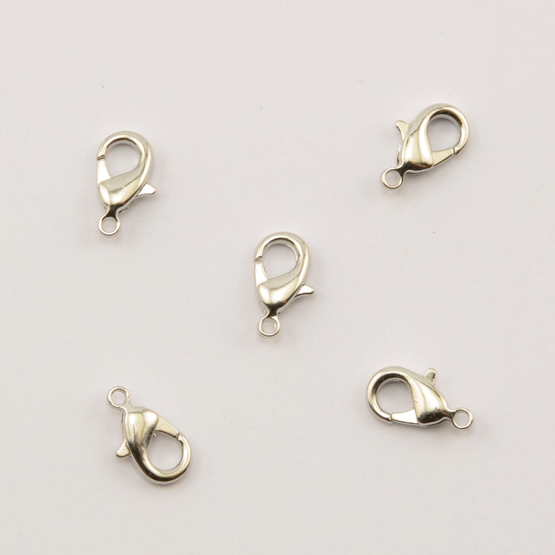 Vaessen creative • fermoir mousqueton 11mm 144pcs argent