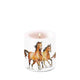 Bougie d'ambiance petits chevaux sauvages