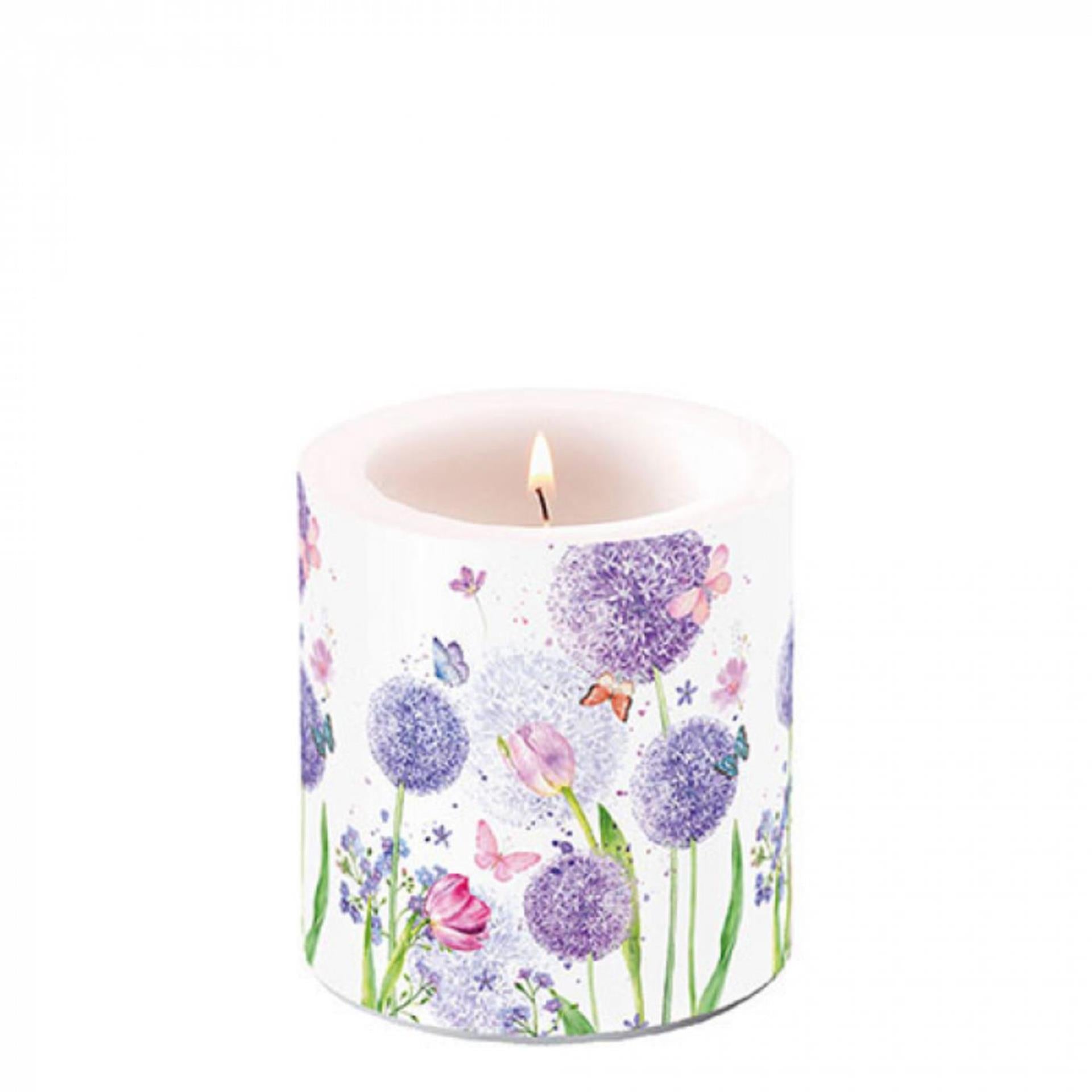 Bougie d'ambiance petite fleur beauté