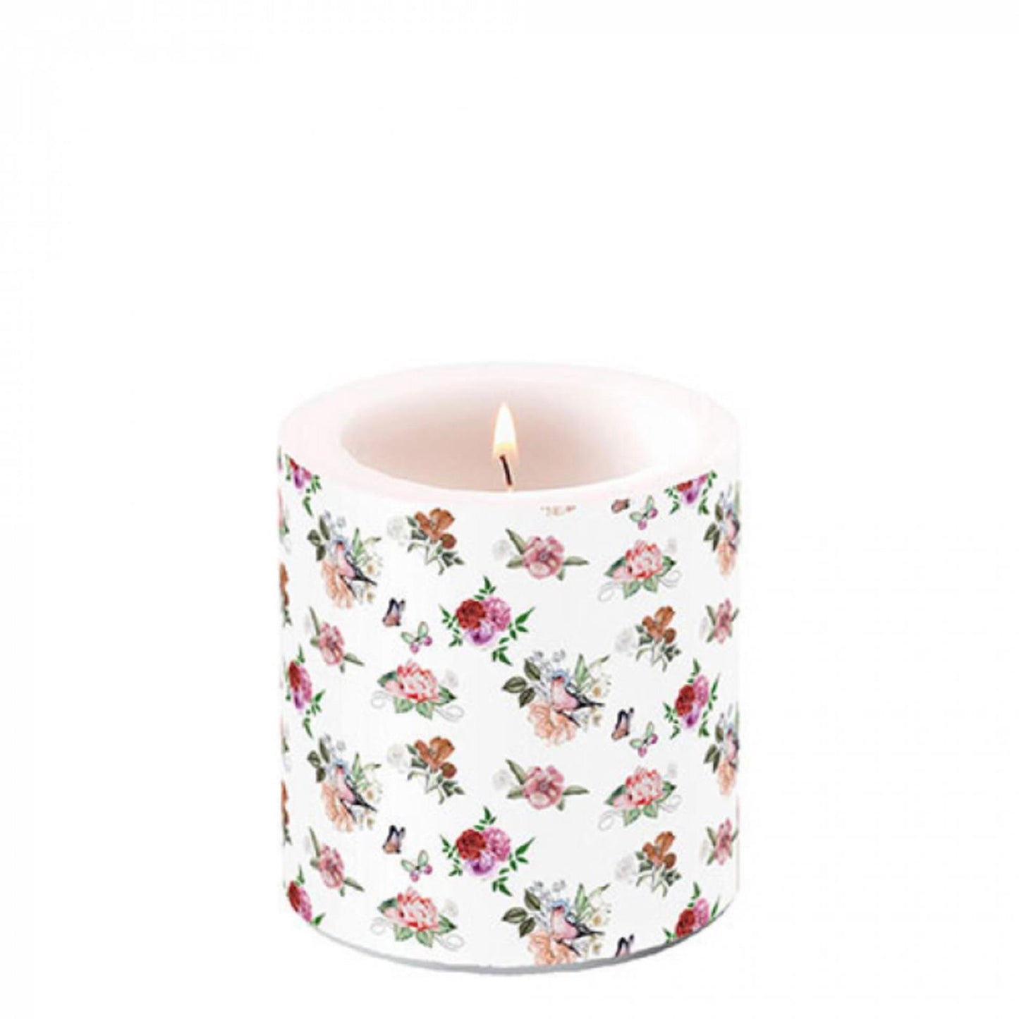 Bougie d'ambiance petite charlotte blanche