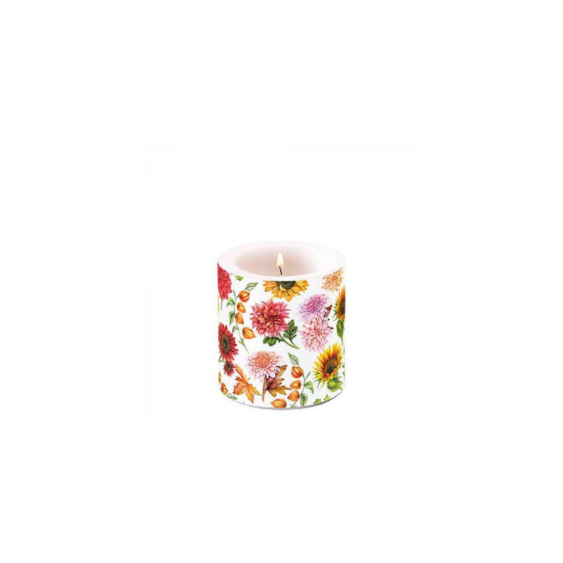Bougie Ambiente petite floraison d'automne