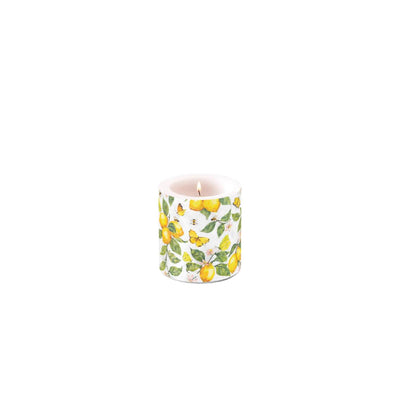 Bougie Ambiente petits citrons frais blanc