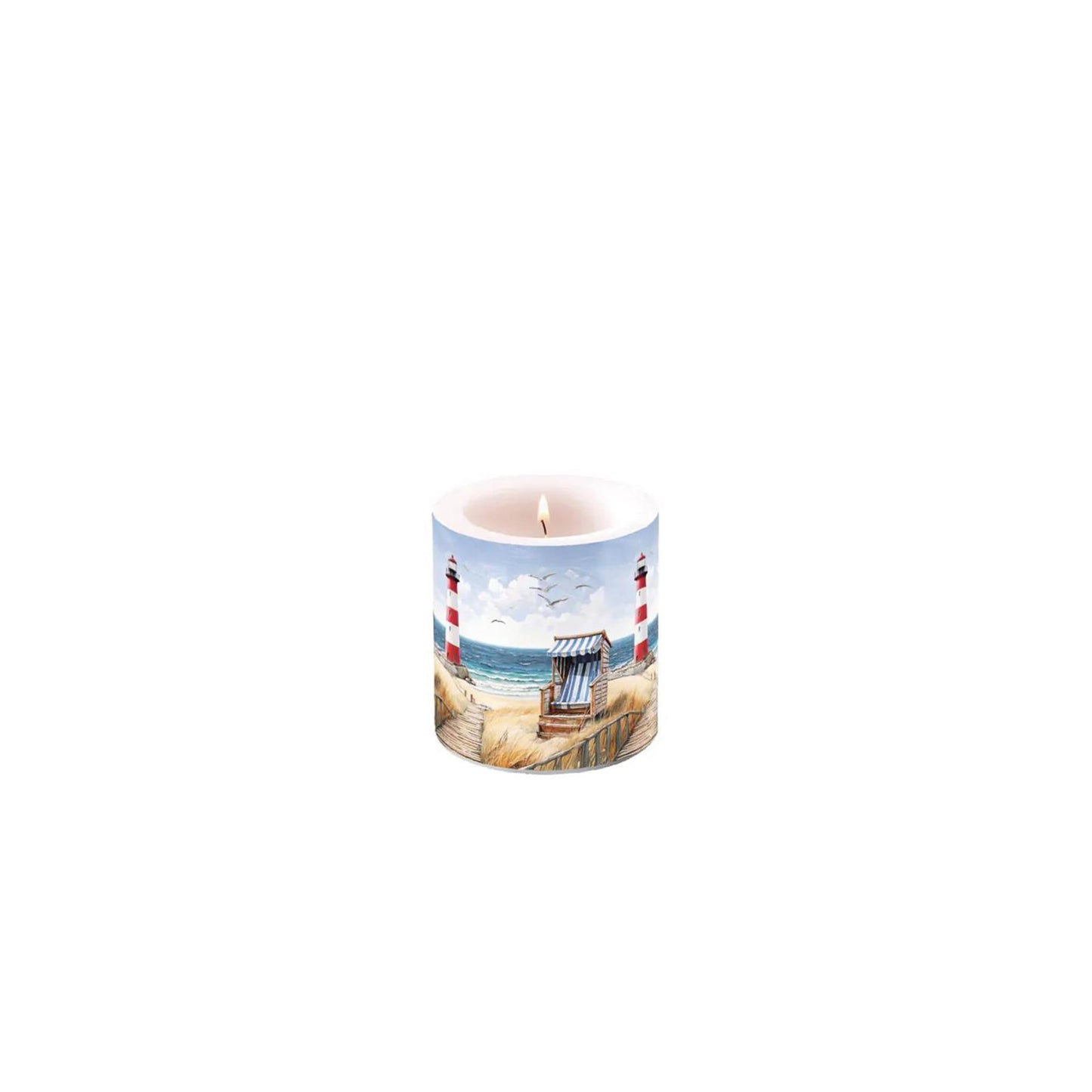 Ambiente bougie petite promenade sur la plage