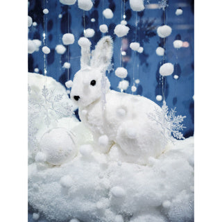 Lapin Kaemingk polyesterl.17cm x l.28cm x h.29cm