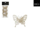 Edelman pince papillon champagne 3 pièces - l10xw8cm | 4 pièces