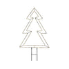 Arbre micro LED en métal stable longueur extérieure 1 cm x l.45 cm x h.60 cm