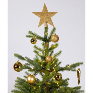 Kaemingk Boules de Noël en polystyrène brillant, mat, mélange de paillettes dia8cm