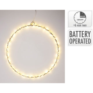 Bague No Brand 30cm avec LED argent | 3 pièces