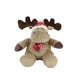 Peluche renne.20cm x l.12cm x h.25cm | 2 pièces