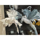 Oiseau suspendu déco 22cm 2ass couleur | 12 pièces