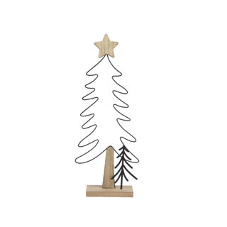 Arbre en fer Kaemingk.17,5cm x l.6cm x h.43,5cm | 2 pièces