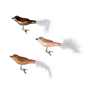 Verre oiseau mixl.3cm x l.8cm x h.3.5cm | 30 pièces