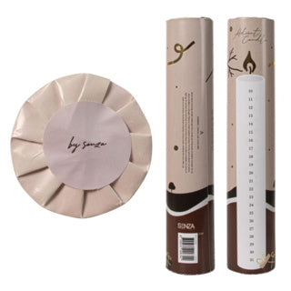 Bougie de Noël Bougie blanche Senza 25 cm