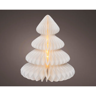 Micro LED arbre papier stable intérieur FSC mix 100% dia42cm x h.48cm