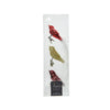Verre à oiseau brillant, mélange de queue de plumes blanches scintillantes. 3cm x l.8cm x h.3.5cm | 30 pièces