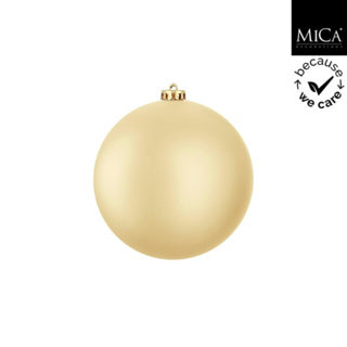 Boule Edelman incassable or mat - d15cm | 4 pièces