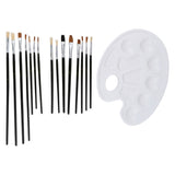 Pinceaux et palette, 16dlg. - afbeelding 2