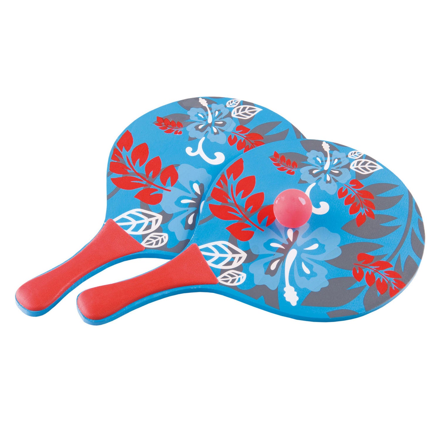 Ensemble de ballons de plage en bois, 3 pièces