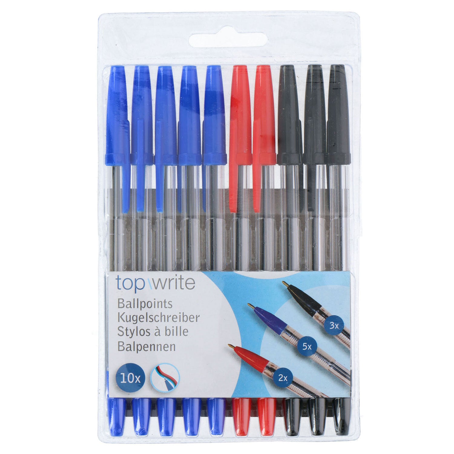 Couleur de stylos à bille, 10e.
