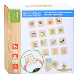 Mémo Game Opposition Wood, 20dlg. - afbeelding 1