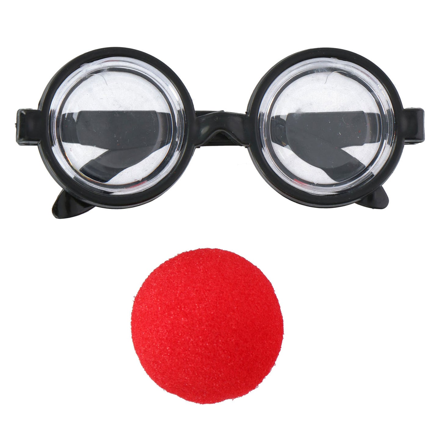 verres de clown et nez
