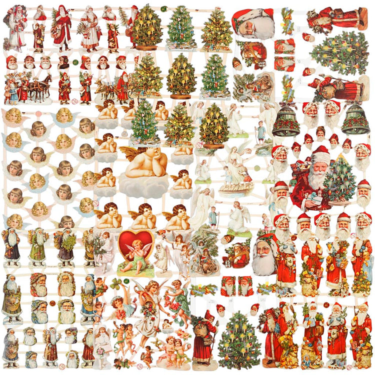 Creativ company images vintage, Noël, feuille 16,5x23,5 cm, 30 feuilles 1 boîte