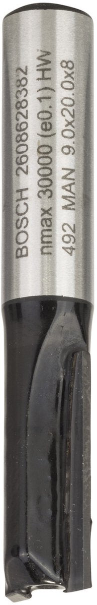 Accessoires Bosch fraises en bout 8 mm, d1 9 mm, l 20 mm, g 51 mm 1er - 2608628382