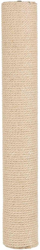 Trixie poteau de rechange jute - naturel 60x9x9 cm - avec fil et 2 vis